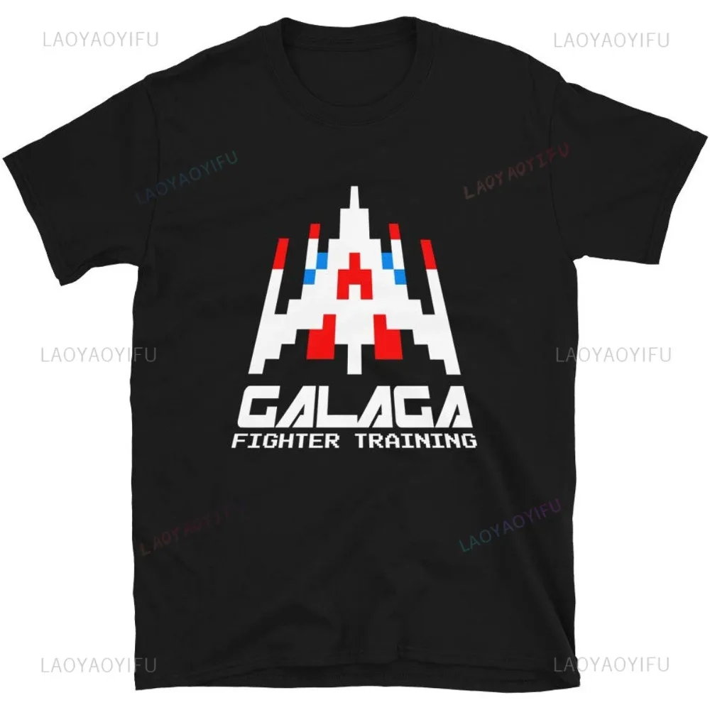 Retro Gaming T Shirt - Zręcznościowa Galaga z lat 80. 70.