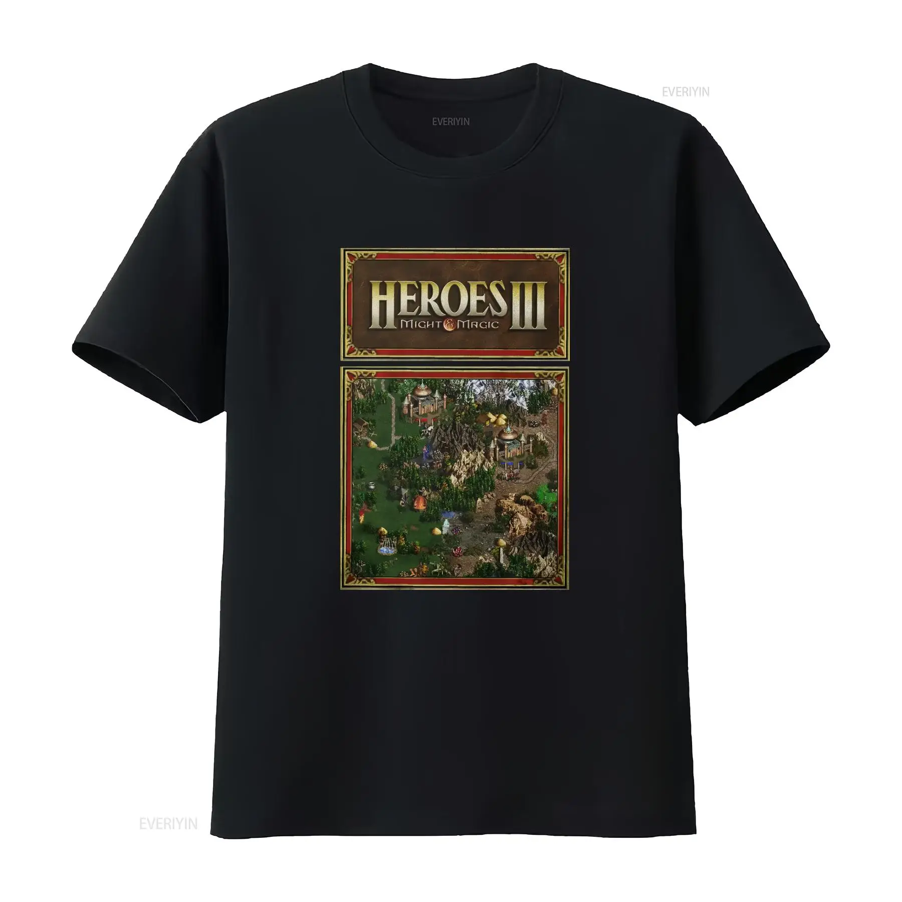 Retro Gaming T Shirt - Koszulka Heroes Map of Might And