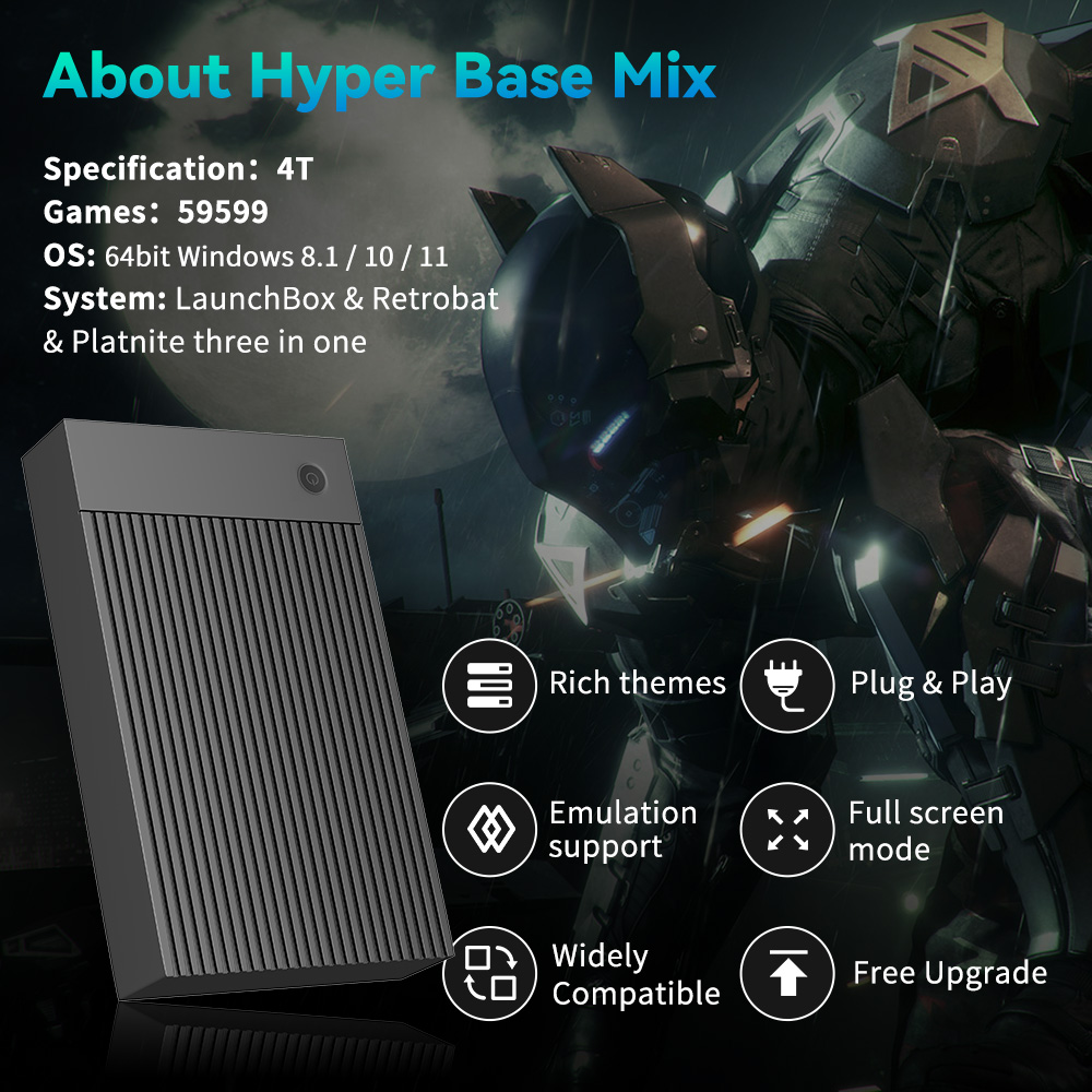 Hyper Base Mix 4TB Konsola do  – Retro Gaming Kiosk recenzja i cena
