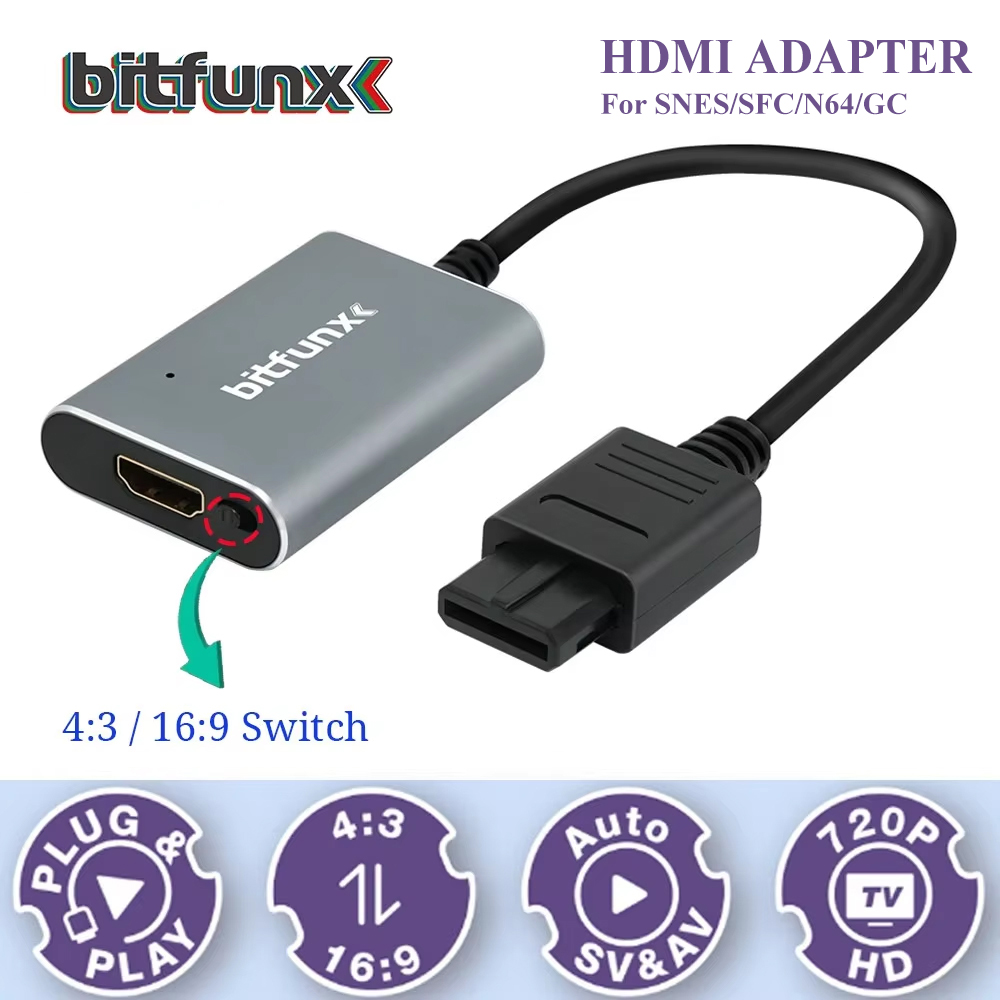 Bitfunx 720P Adapter S-Video / – Retro Gaming Kiosk recenzja i cena