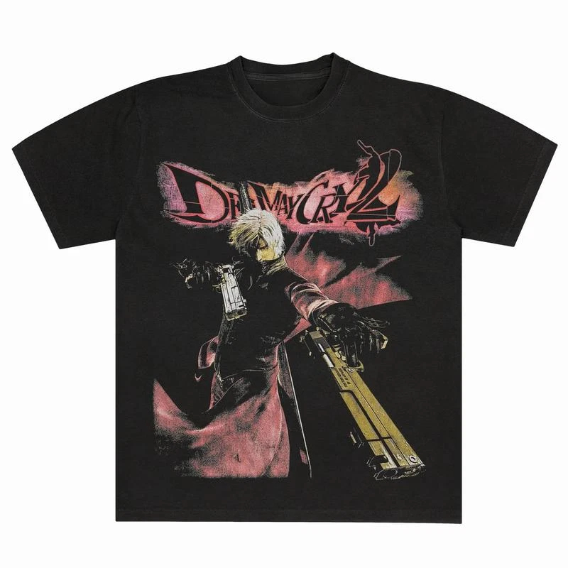 Koszulka Devil May Cry 2 Dante – Retro Gaming T Shirt recenzja i cena