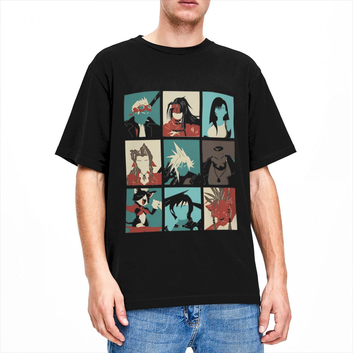 Fantasy Final 7 T-Shirt Męski  – Retro Gaming T Shirt recenzja i cena