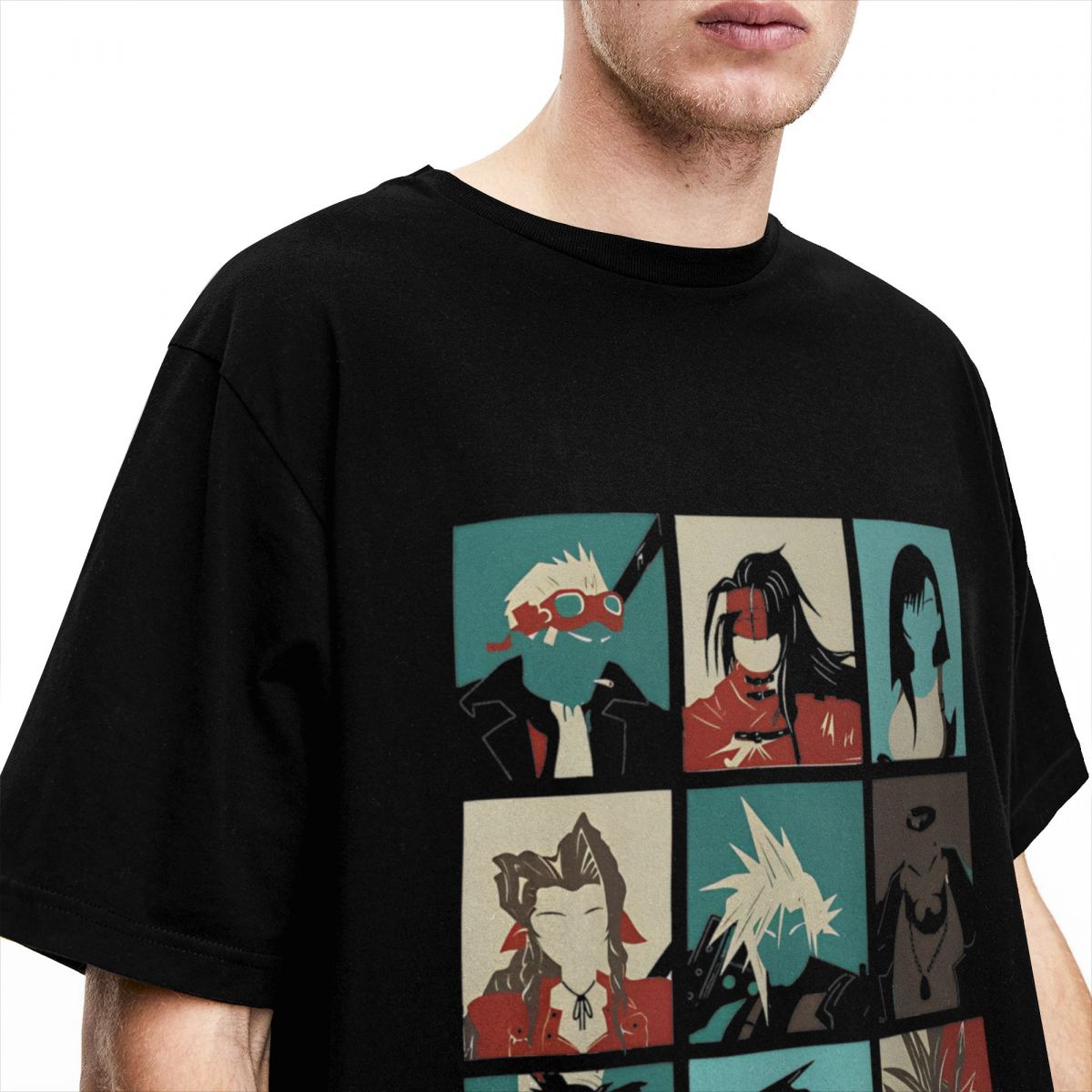Fantasy Final 7 T-Shirt Męski  – Retro Gaming T Shirt recenzja i cena